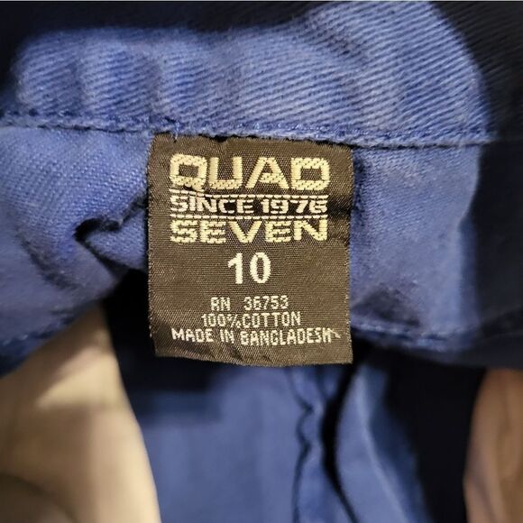 QUAD SEVEN blue boys shorts - Picture 4 of 5